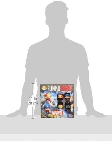 Funko Games Funkoverse: Marvel 100 4-Pack - Black Panther - Marvel Comics - Light Strategy Board Game for Children & Adults (Ages 10+) - 2-4 Players - Collectible Vinyl Figure - Gift Idea
