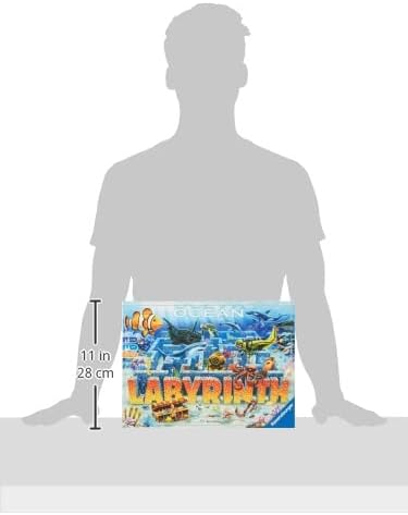 Ravensburger Ocean Labyrinth - Engaging Family Board Game for Kids & Adults - Quick Learning Curve - High Replayability - Perfect for Ages 7 and Up - Brilliant Mind Teaser
