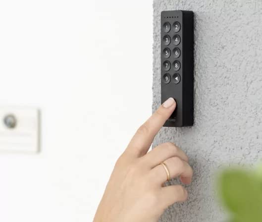 Nuki Keypad 2 Door with Code or Fingerprint Quick and Comfortable Opening Perfect Accessory for NUKI Smart Lock Bluetooth