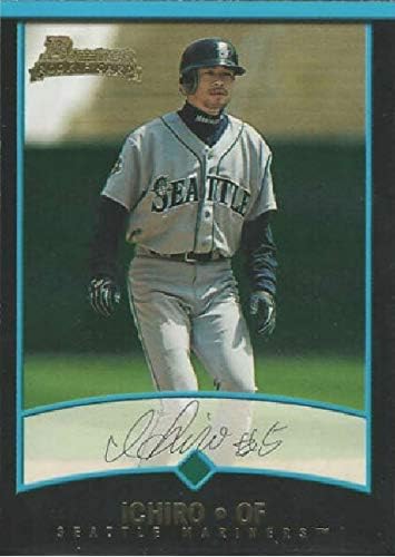 2001 Bowman Draft Picks & Prospects - ICHIRO Suzuki - Seattle Mariners Baseball Rookie Card RC #BDP84