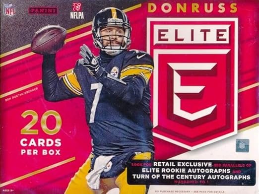 2016 Elite Football Donruss EXCLUSIVE Factory Sealed HANGER Box with AUTOGRAPH or MEMORABILIA Card! Look for RC’s & Autographs of Carson Wentz Dak Prescott Jared Goff Ezekiel Elliott & More