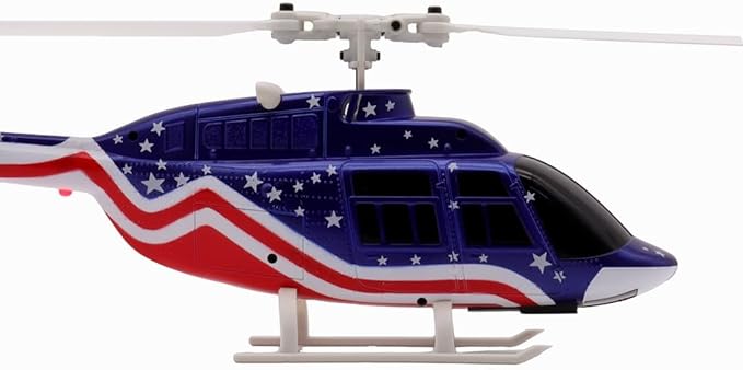 Helidirect RC ERA A60 Bell-206 110-size Auto Stabilized 6-Axis Gyroscope RC Helicopter with Optical Flow Sensor & Upgraded Transmitter - Remote Control Helicopter RTF for Beginner & Adults (Bl