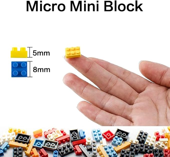 3008 Pcs Castle Architecture Mini Building Blocks Set for Adults – Micro Building Bricks Model Kit – Educational Architecture Model – Ages 14+