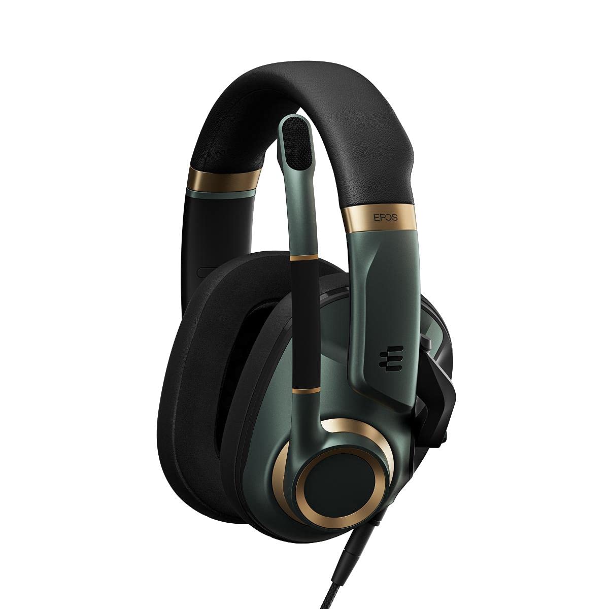 EPOS H6Pro - Closed Acoustic Gaming Headset with Mic - Over-Ear - Lift-to-Mute - Xbox/PS4/PS5/PC Headset - Gaming Accessories (Green)