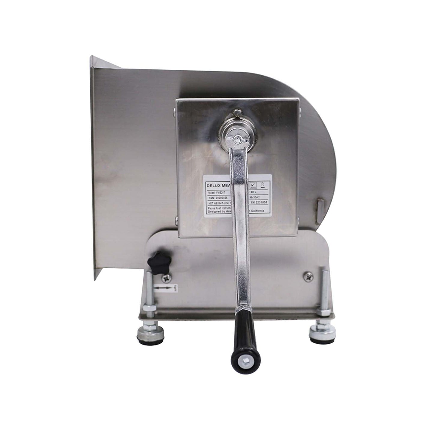 CLIVIA Manual Meat Mixer, 45 Pound Meat Mixer for Sausage, 45lbs Capacity Tilt Tank Sausage Mixer, Stainless Steel Food Processer for Meat, Vegetable, Burger, Dumplings