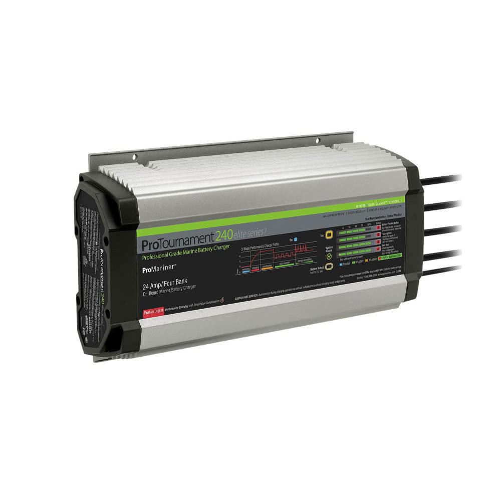 ProTournament Elite 3 240 24 Amp 4-Bank Battery Charger