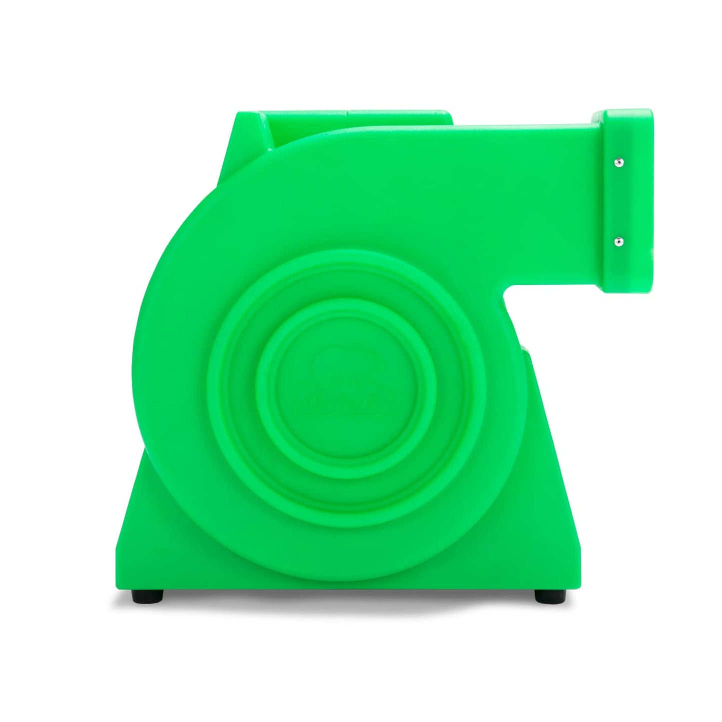 B-Air 2 HP Air Blower, Powerful Bounce House Blower Fan for Large Inflatable Bouncy House, Bouncy Castle and Water Slides, BA-BP-2-PL, Green