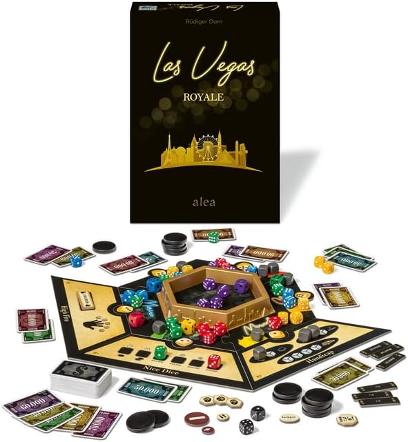 Ravensburger Las Vegas Royale Strategy Board Game for Ages 8 & Up - 20th Anniversary Edition Alea