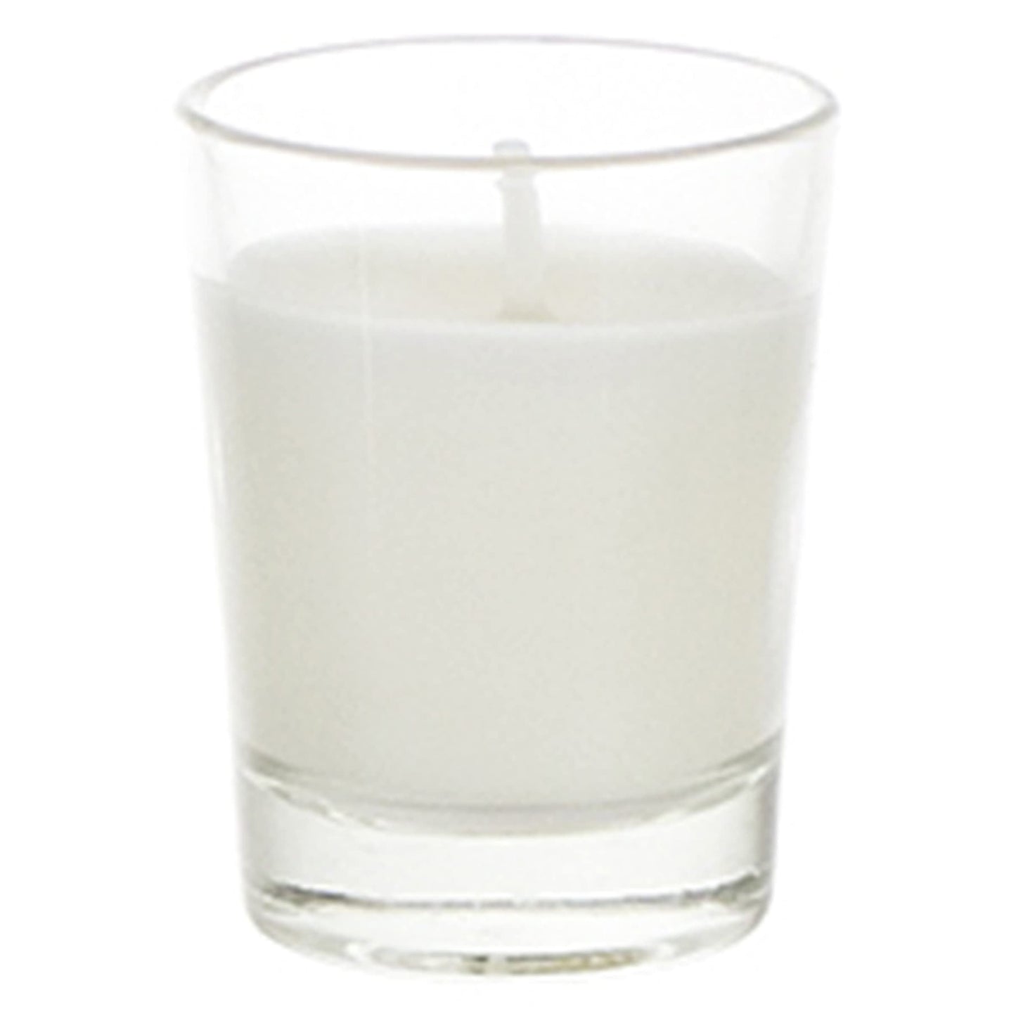 Mega Candles 12 pcs Unscented Glass White Container Candle, Mini Party Light 5 Hour Burn Time 1.5 Inch x 1.75 Inch, Home Décor, Wedding Receptions, Occasions, Events, Festivities, Meditations, Altar