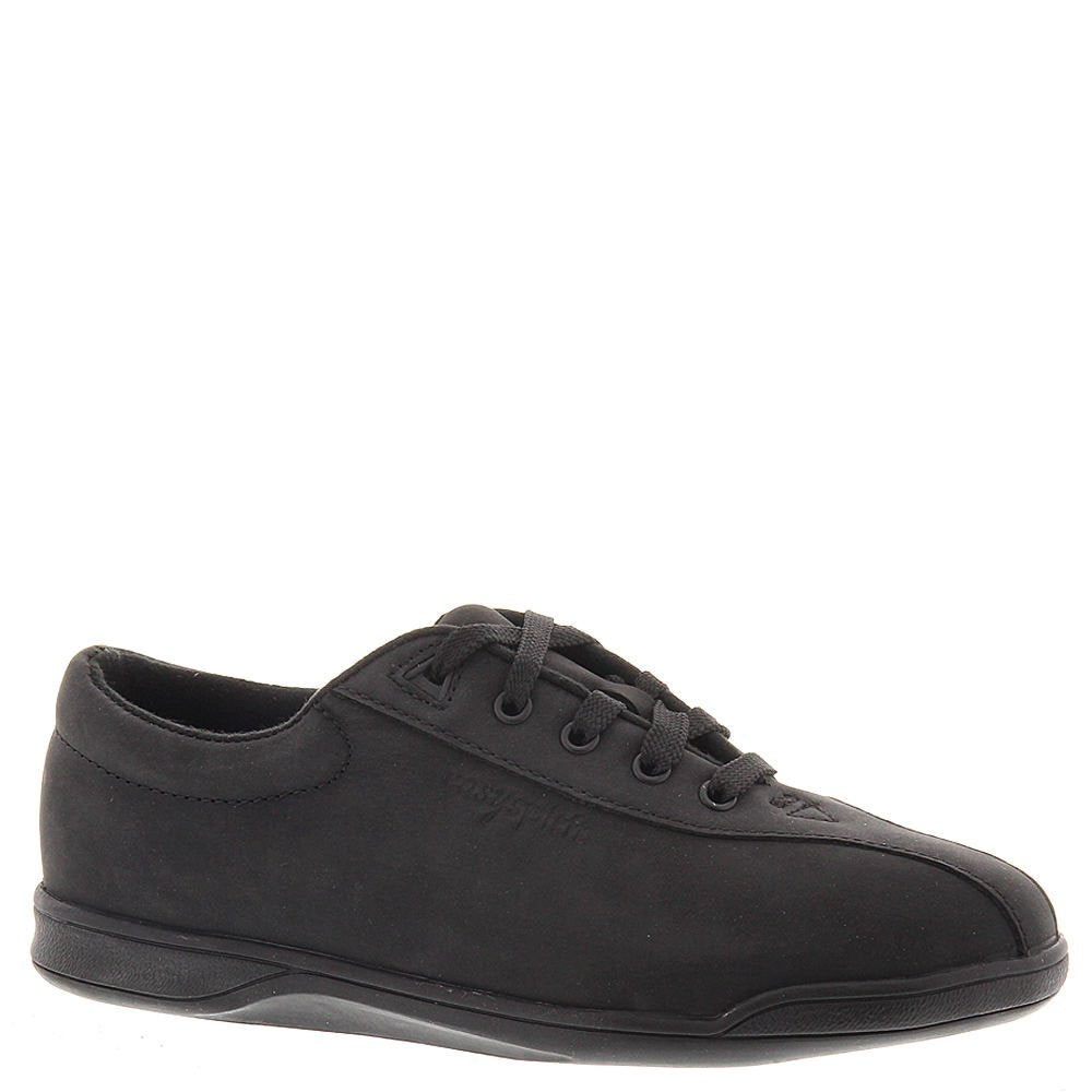 Easy Spirit womens Api walking shoes, Black Leather, 10.5 US