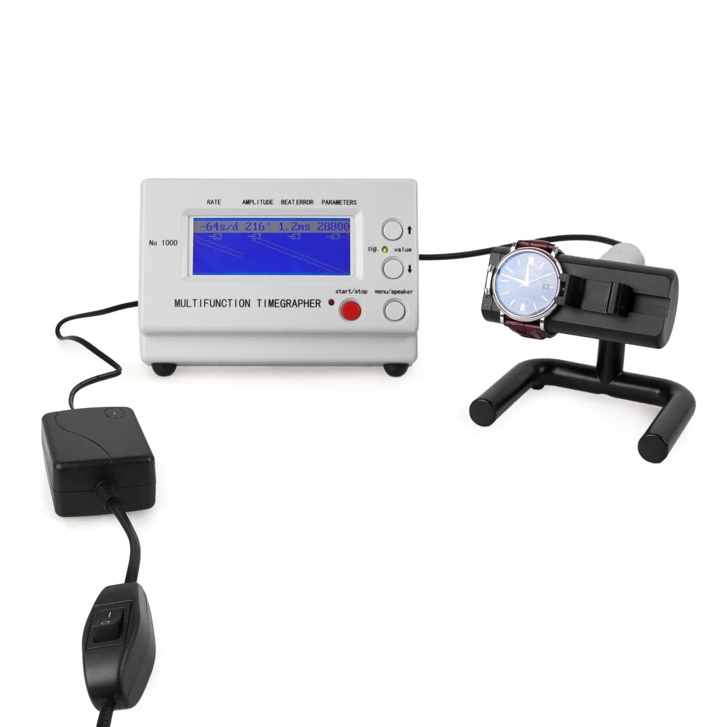 SWANSOFT Timegrapher No.1000, Multifunctional Watch Tester, Watch Timing Machine for Watchmaker, Watch Enthusiast, Calibration Tool for Mechanical Watches