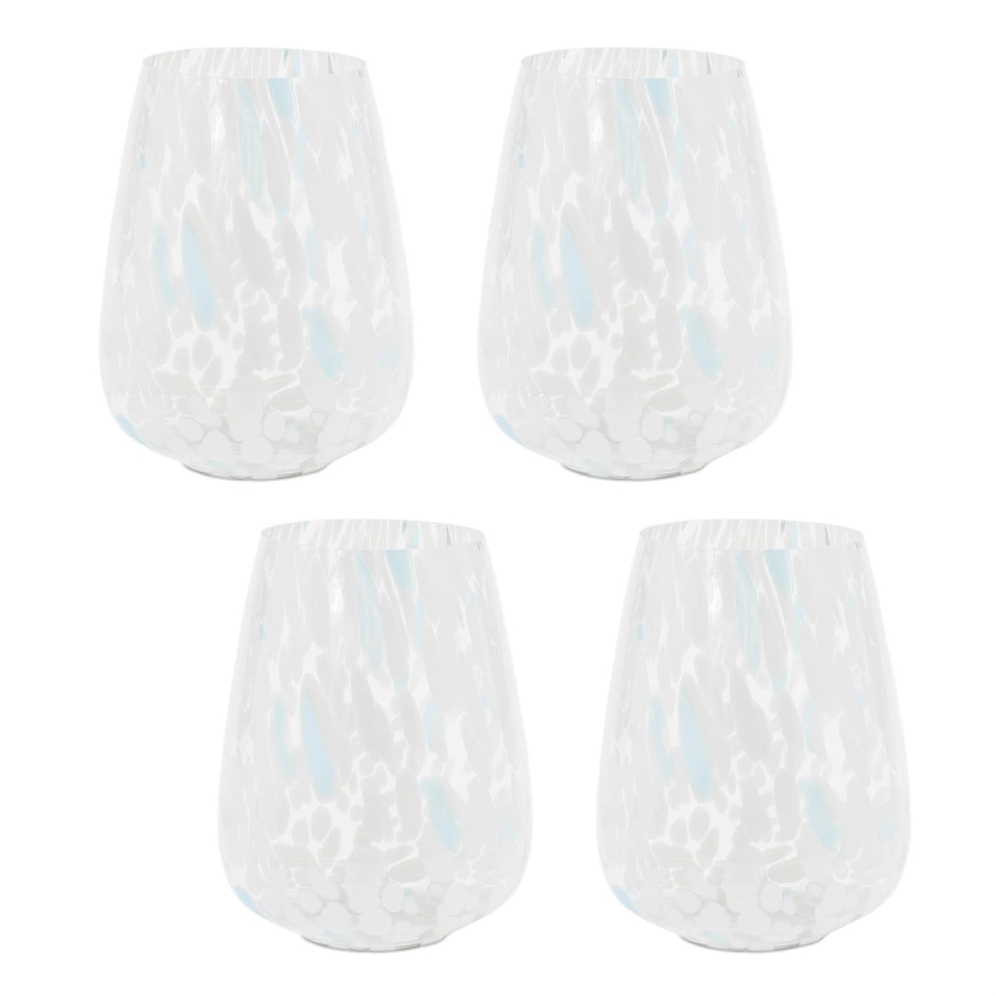 Melrose International Candle Holder (Set of 4) 6" D x 7.5" H Glass