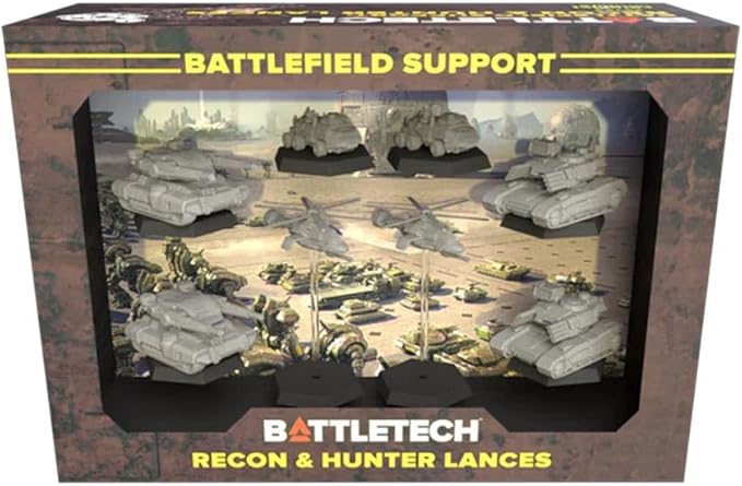 Catalyst Game Labs BattleTech: Battlefield Support - Recon & Hunter Lances | Strategy Board Game | for 2+ Players | Ages 14+ | for Use in Classic BattleTech Tabletop and Alpha Strike Games