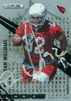 Sports Memorabilia Dan Williams Autographed Football Card (Arizona Cardinals) 2010 Panini Rookies & Stars No.184