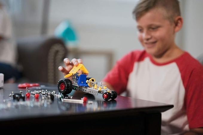 Erector Set STEM Educational Kit | Construction Set for Boys & Girls | Metal Erector Set | Building Kit for Boys Age 8–12 | 236-Piece Engineering Toy