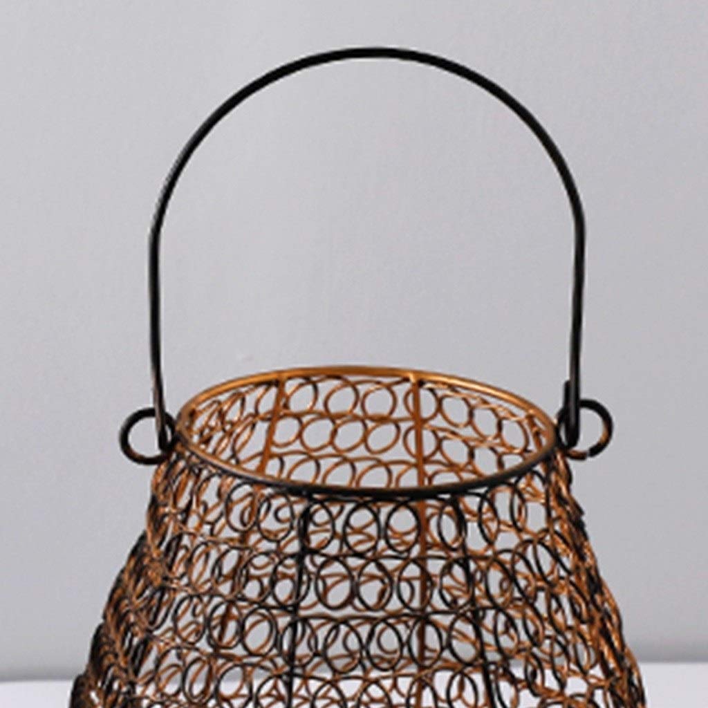 XILIN-1987 Candle Holderss Iron Candle Holder Retro Living Room Study Balcony Bedroom Tabletop Ornament Candlestick Decorative Candlestick