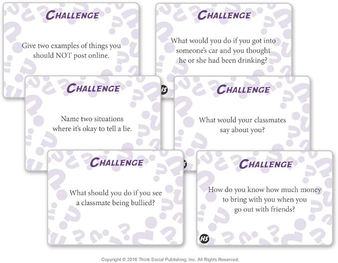 Social Thinking Should I or Shouldn't I? Middle & High School Expansion Pack