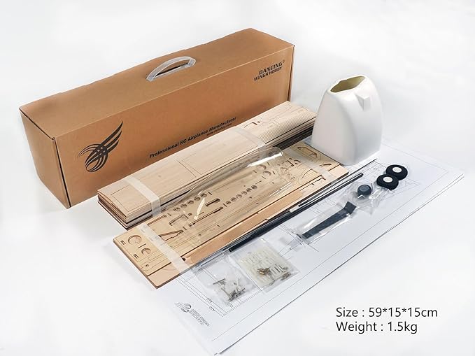 Viloga Upgrade Extra330 Airplane Kit - 39 Balsa Wood Model Plane DIY Flying Model for Adults (KIT Only No TX&RX & Power System)