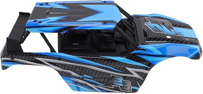 Alomejor 1/18 RC Car Body PVC Material Blue for Haiboxing 18859 18858 Stylish & Cool Design Easy Installation