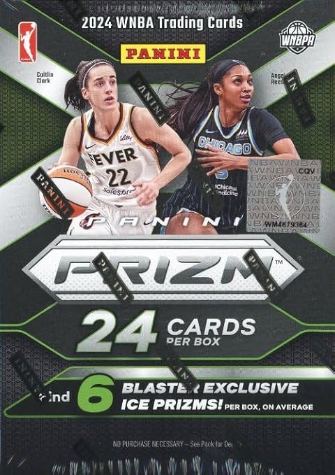2024 Panini PRIZM WNBA EXCLUSIVE Factory Sealed Blaster Box with (6) ICE PRIZMS! Look for Rookies of Caitlin Clark Angel Reese Cameron Brink Kamilla Cardoso Aaliyah Edwards & Many More!