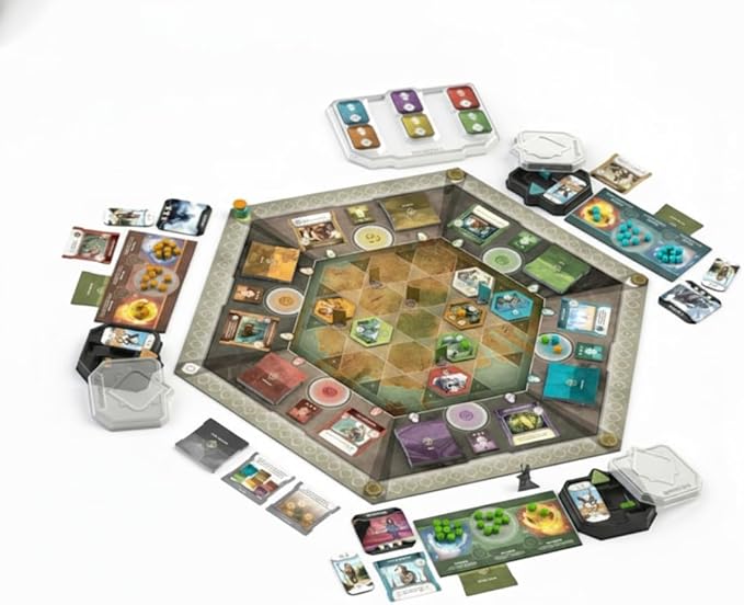 Orange Nebula Vindication Board Game - Heroic Attributes Modular Map & Strategic Competitive Play