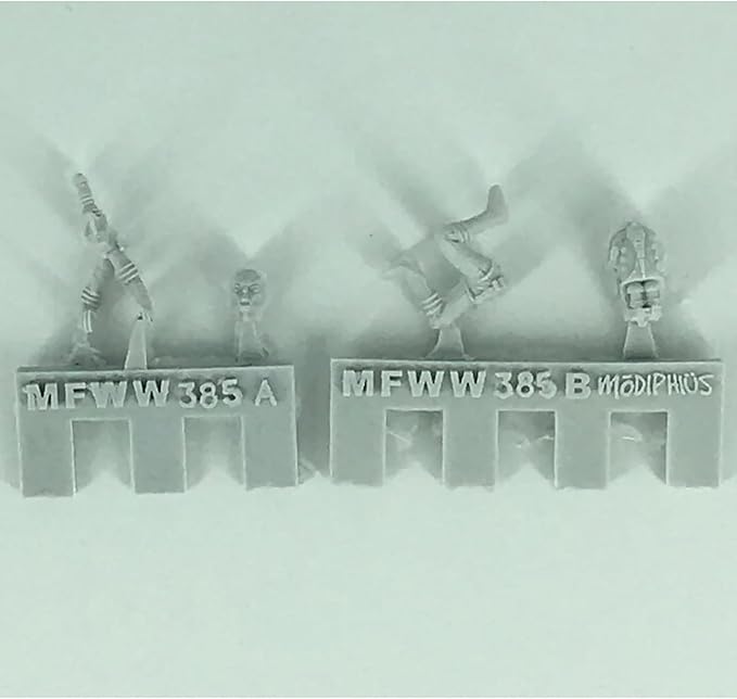 Modiphius Entertainment: Fallout: Miniatures - Zetans: Invaders from Beyond - 5 Resin Figures Appalachia Wave Unpainted & Unassembled Licensed