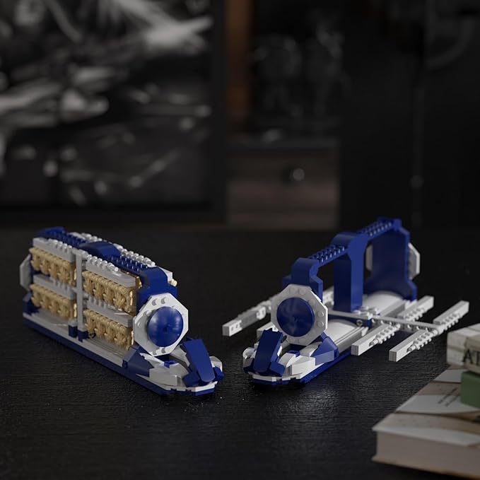 Droid Army Compatible with Lego Platoon Attack Craft Building Set with 33 Battle Droids & 1 Pilot Droid Battle Pack Toy Gift for Star Fans Boys Kids Ages 6+ (Upgrade Version)