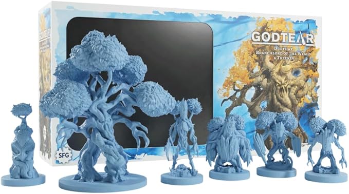 SFG Steamforged Games Godtear The Board Game Bundle: Grimgut Rattlebone and Durthax Branchlord of The Weald & Treekin Expansion (3 Items)