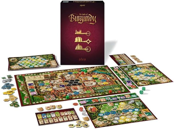 Ravensburger Castles of Burgundy Board Game | Engaging Strategy Game for Ages 12 & Up | Ideal for Family Game Night | 20th Anniversary Alea Edition | Rule The Realm Experience with Model:26925