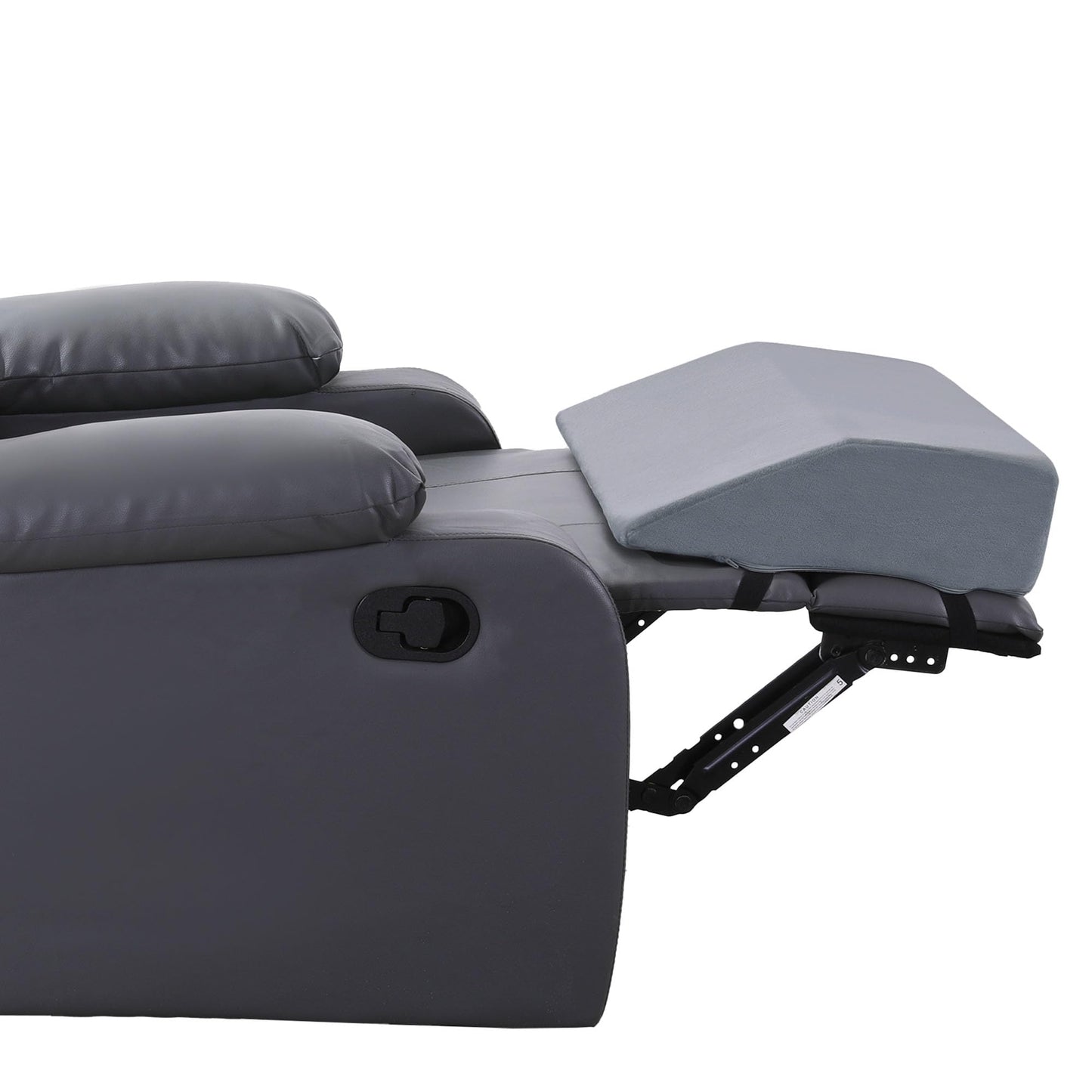 HOMBYS Extra Large Recliner Leg Pillow Support, 5 inch Thick Foam Foot Rest Cushion for Couch, Ergonomic and Multifunctional Leg Elevation Pad for Sofa, Chair, Bed(Grey)
