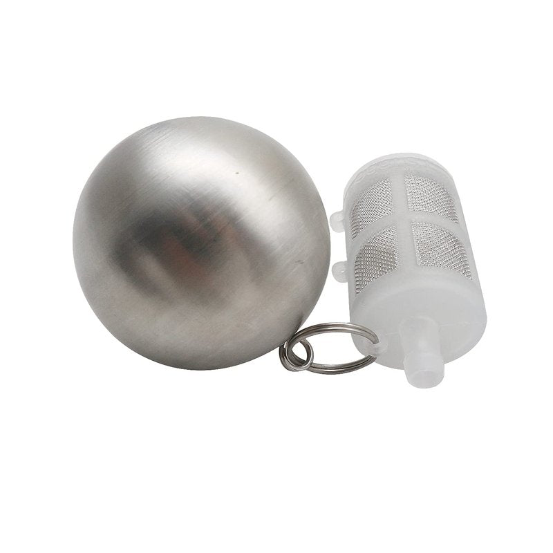 304 Stainless Home Brew Beer FermZilla Ball Floating Beer Keg Liquid Dip Tube with Floating Dip Tube Filter and 80CM Silicone Dip Tube