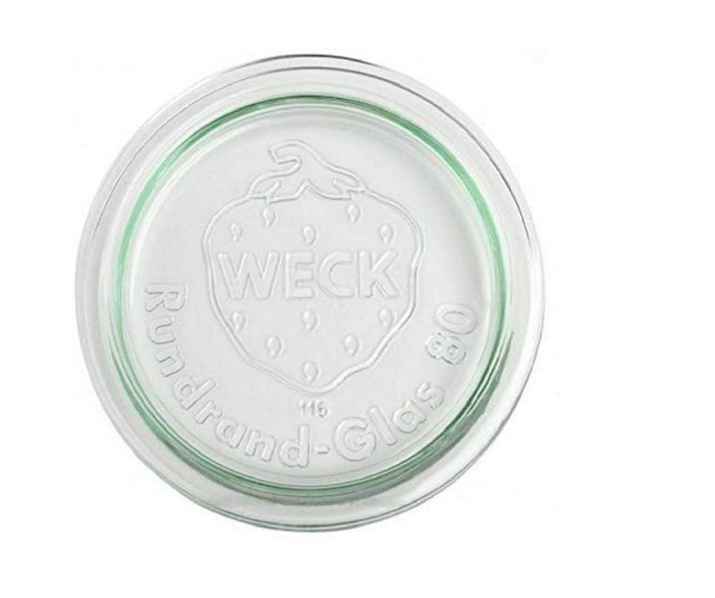 3 x Weck 100mm (approx. 4") LARGE ORIGINAL Loose Fitting Replacement Glass Lid. Fits WECK Models 738, 739, 740, 741, 742, 743, 744, 745, 748, 974.