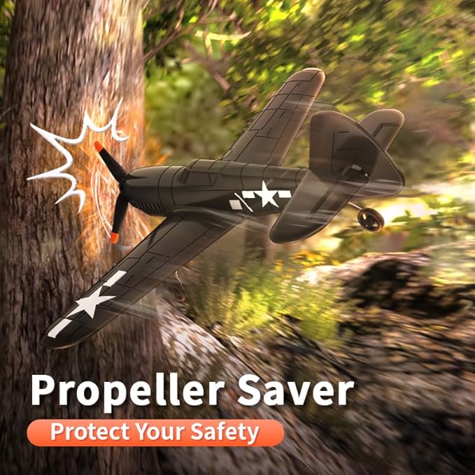 XOS Brushless Stunt RC Drone Plane Airplane Glider for Adults Remote Control Electric Aerobatic RTF Fighter Jet Aircraft with Colorful Light EPP Hobby Airplane for Beginners Kids Boys Gifts