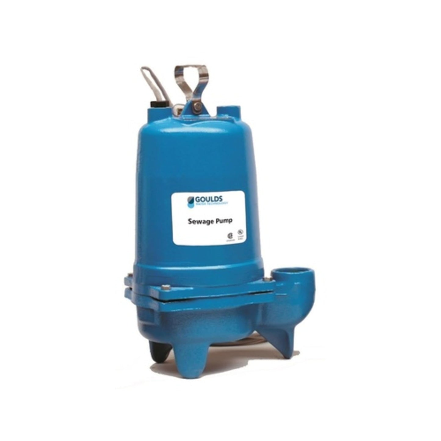Goulds WS0312B Submersible Sewage Pump, 1/3 HP, Single Phase, 230 V, 4.9 Max Amps
