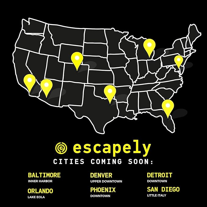 Phoenix Outdoor Escape Room | Real City Scavenger Hunt | Gifts for Adults & Families | 1-6 Players 2-3 Hours 1.5 Miles Walking Distance
