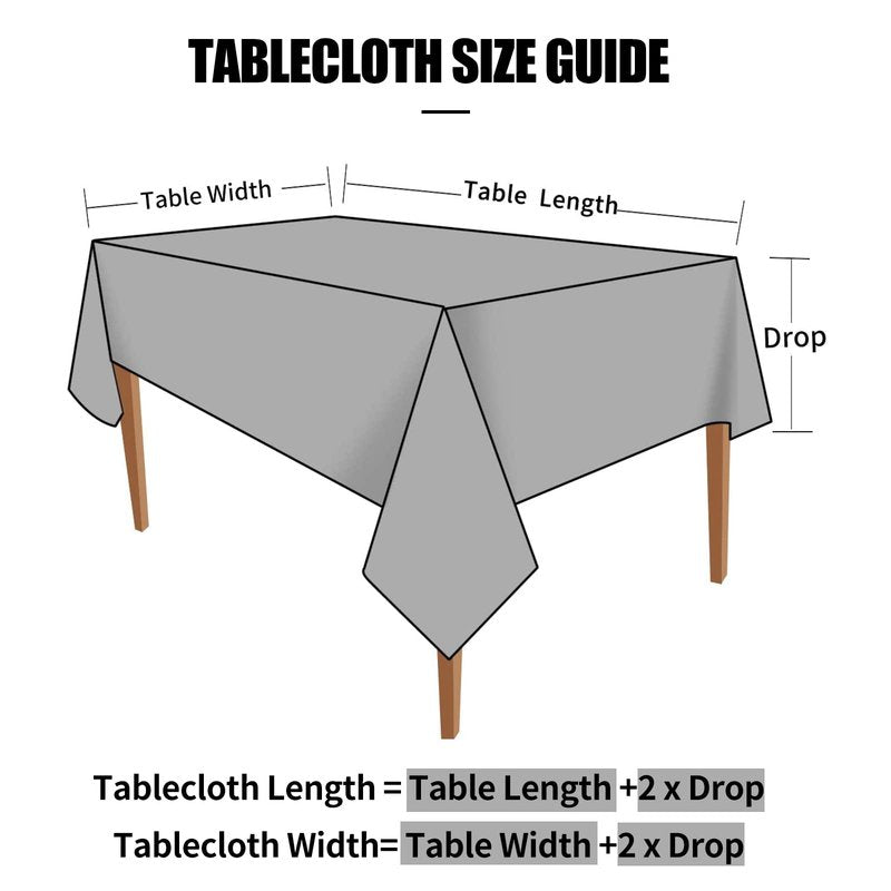 Smiry Rectangle Table Cloth, Waterproof Heavy Duty Vinyl Tablecloths, Wipeable Washable Table Cover for Kitchen and Dining Room (Coffee, 54" X 120")