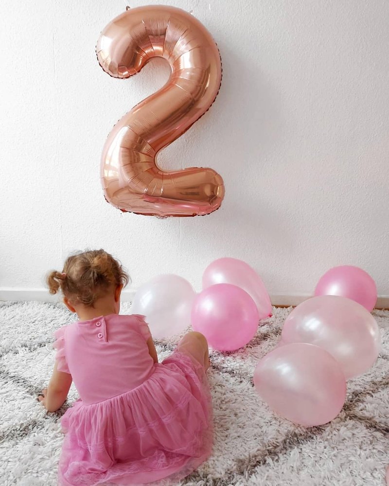 Rose Gold Number 26 Balloon 40 inch, 26 Number Balloons, 26th Birthday Decorations, 26 Year Old Women Men Rose Gold Party Supplies