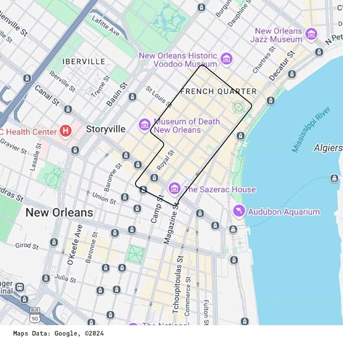 New Orleans Outdoor Escape Room | French Quarter Scavenger Hunt | Gifts for Adults & Families | 1-6 Players 2-3 Hours 1.5 Miles Walking Distance
