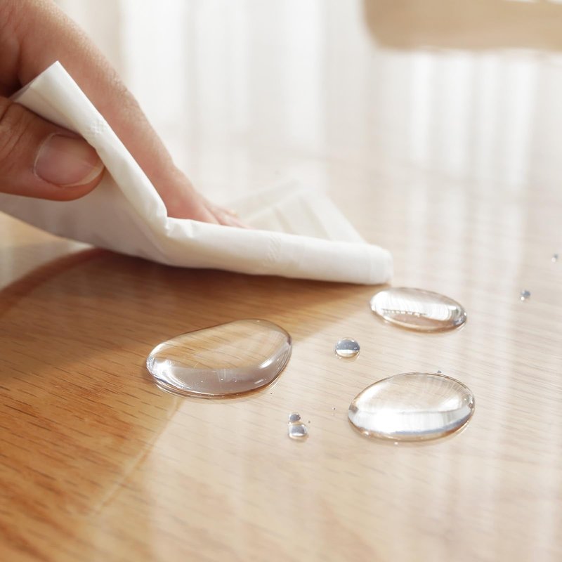 LovePads Clear Table Cover Protector, 36 x 96 Inch 2mm Thick Plastic Table Cover, Table Protector for Dining Room Table, Waterproof Dresser Cover Top for Kitchen, Coffee, Writing Desk
