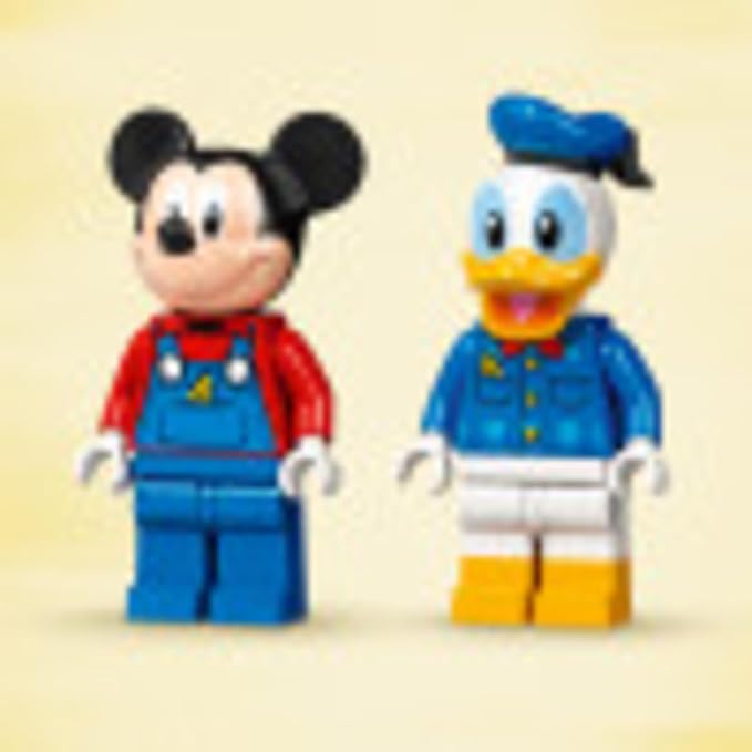 LEGO Disney Mickey and Friends Mickey Mouse & Donald Duck’s Farm 10775 Building Kit A Creative Play Set for Kids New 2021 (118 Pieces)