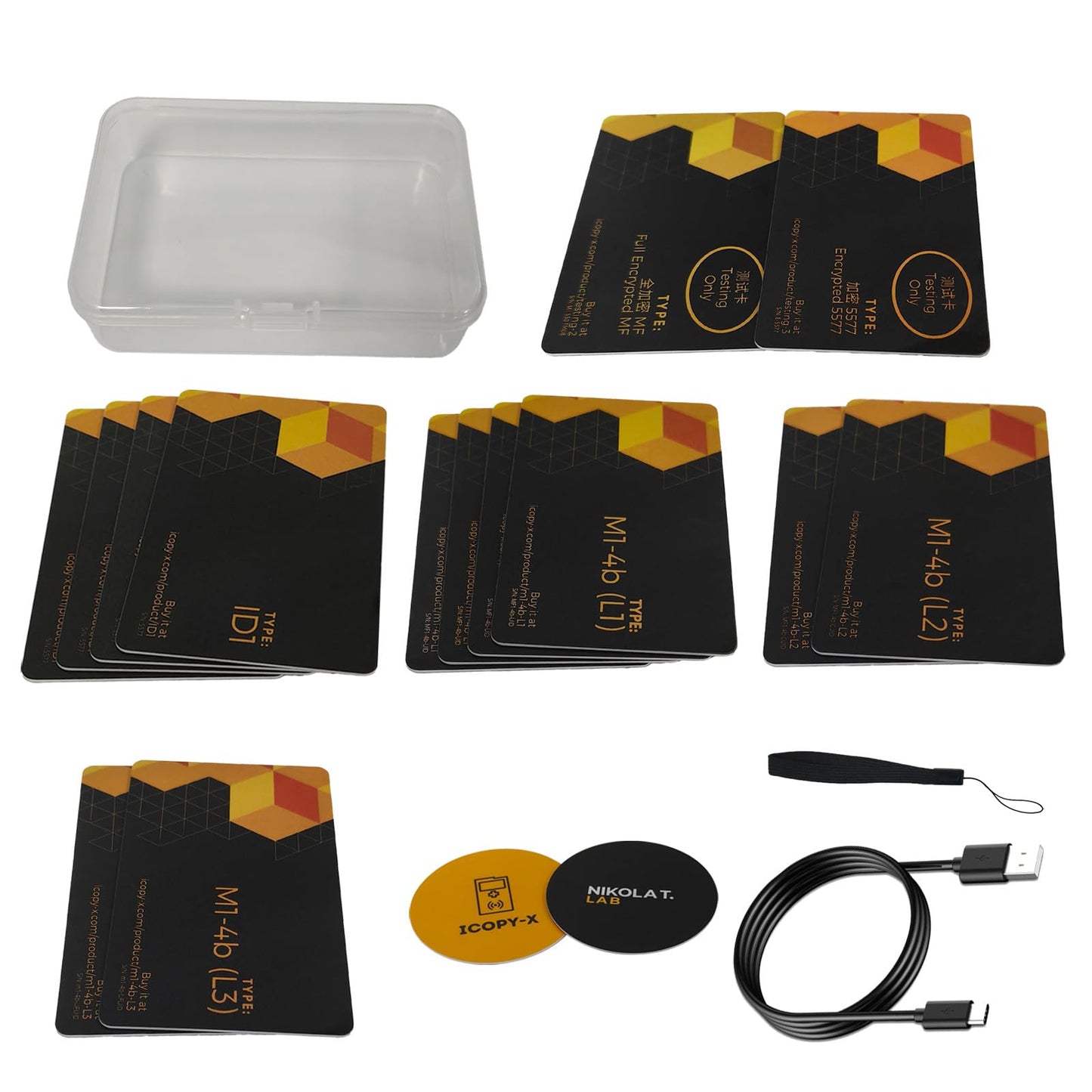 iCopy-XS Handheld RFID Card Reader Writer Proxmark3-Based Duplicator with 1.3” IPS Display High-Speed Stable Performance Built-in 16GB Storage T5577 UID CUID EM4305 More One-Button Operation