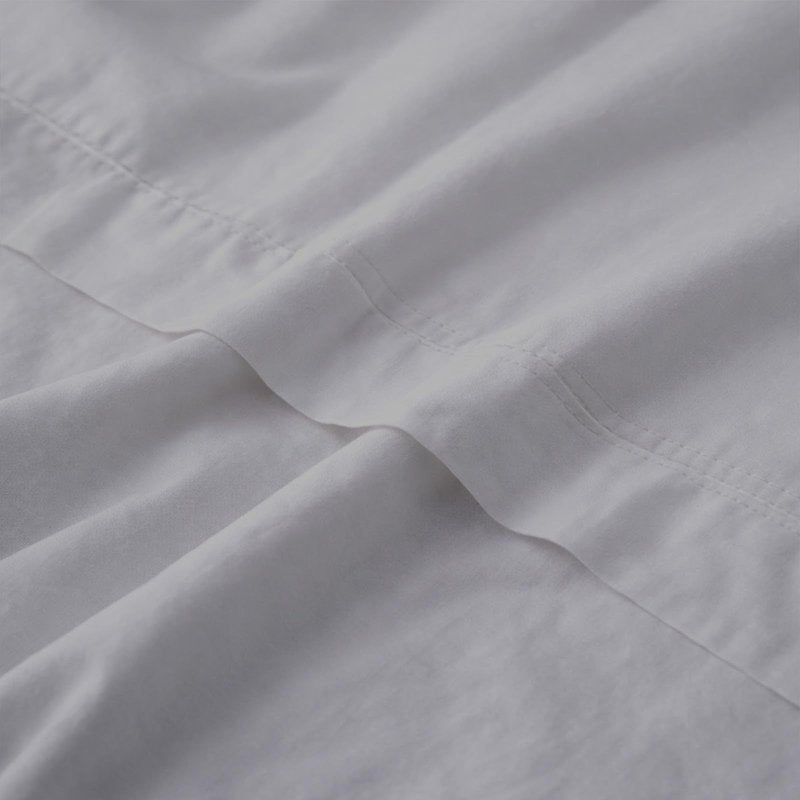 Cottington Lane 4 Piece RV King Size Sheet Set 72 x 80, Luxury Hotel Quality 100% Egyptian Cotton Bed Sheets with 16 Inch Deep Pocket Snug Fit Smooth Sateen Weave, Light Grey Solid