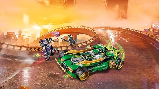 Ninjago Ninja Nightcrawler Bike & Car with Shooter Function Masters of Spinjitzu Building Set