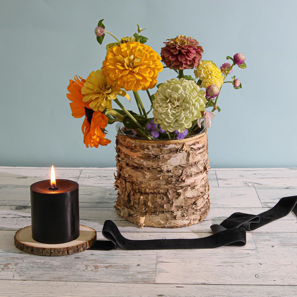 Richland® 3" X 3" Hand Poured Black Pillar Candle