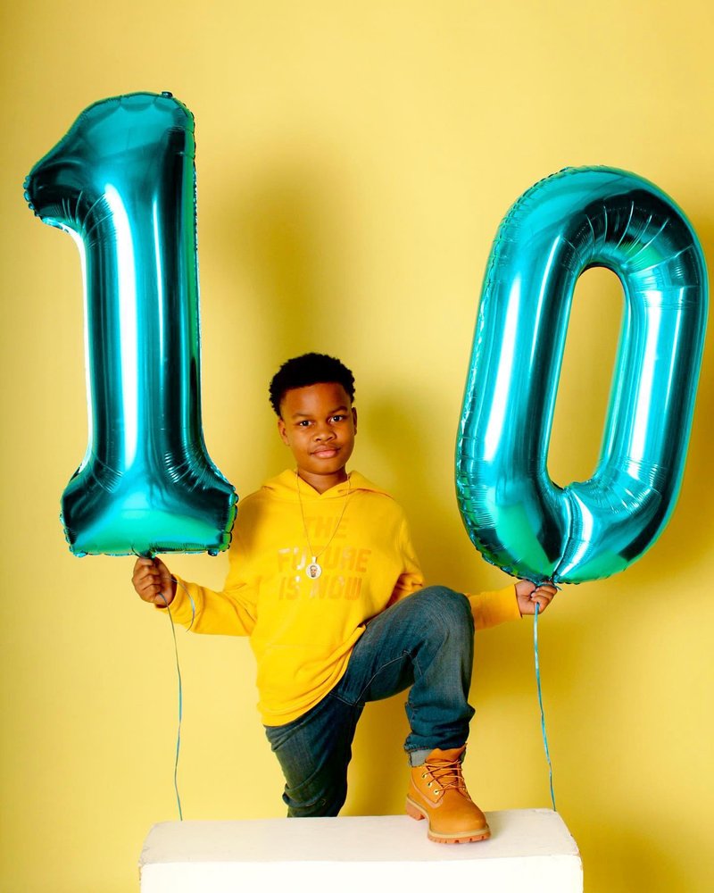 Blue Number 20 Balloon 40 inch, 20 Number Balloons, 20th Blue Birthday Decorations for Girls Boys Kids, 20 Year Old Blue Party Supplies