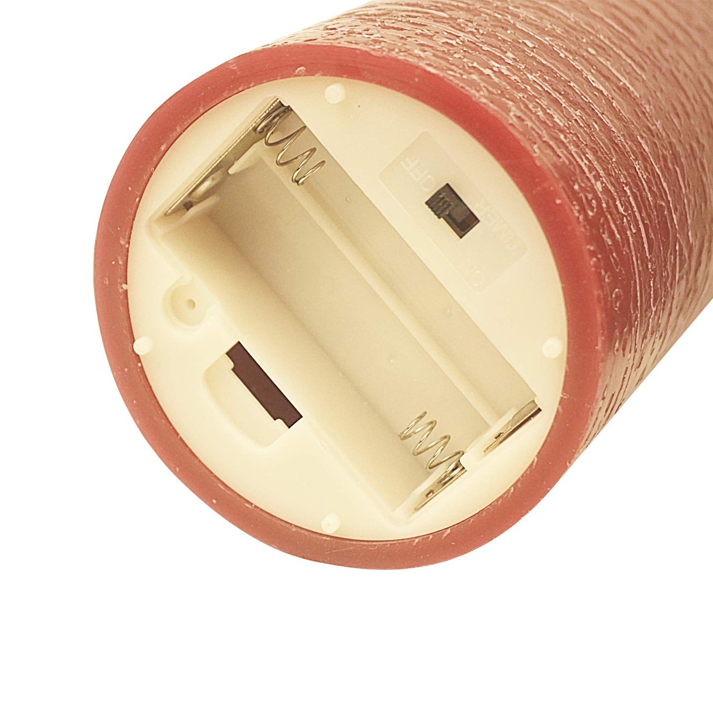 iZAN 3 Pack Real Wax Flameless Candles Battery Operated LED Pillar Flickering Realistic Electric Candle Gift Sets with Remote Control and Cycling 24 Hours Timer 3”D X 4" 5" 6" H (Burgundy)