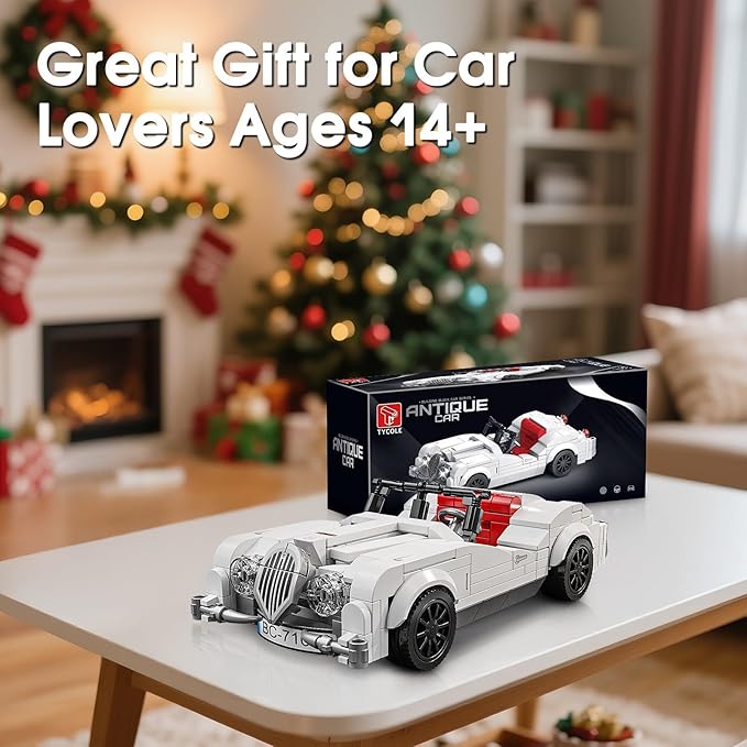 Speed Champion Race Cars Building Sets Easter 302 PCS Sports Car Model Creative Build Display Gift Christmas Birthday Ages 14+