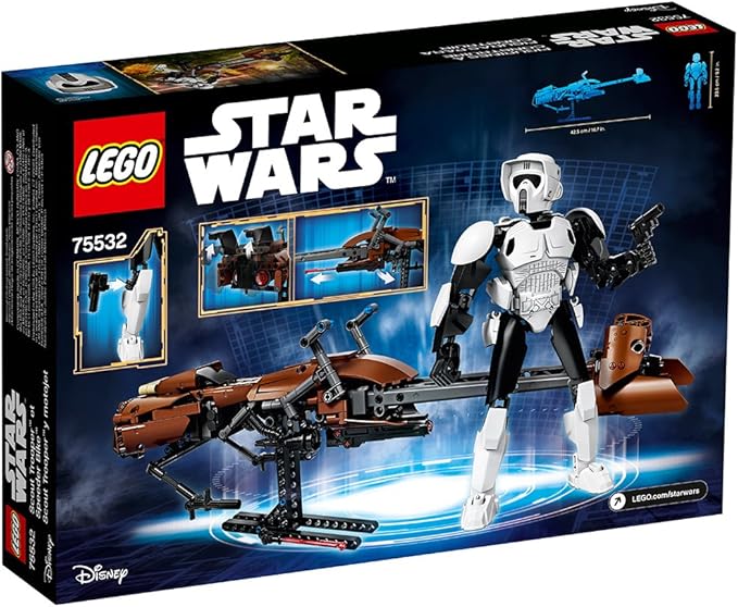 LEGO Star Wars Scout Trooper & Speeder Bike 75532 Building Kit