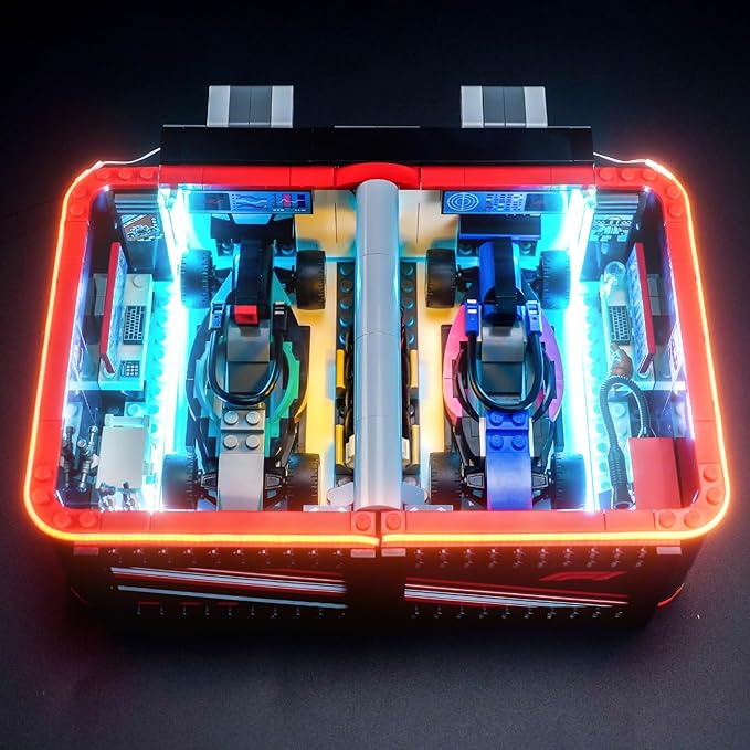 Light kit Compatible with Lego F1 Garage & Mercedes-AMG & Alpine Cars 60444- No Model Only Light LED Lighting Accessories Compatible with Lego F1 Garage & Mercedes-AMG and Alpine Motorspo