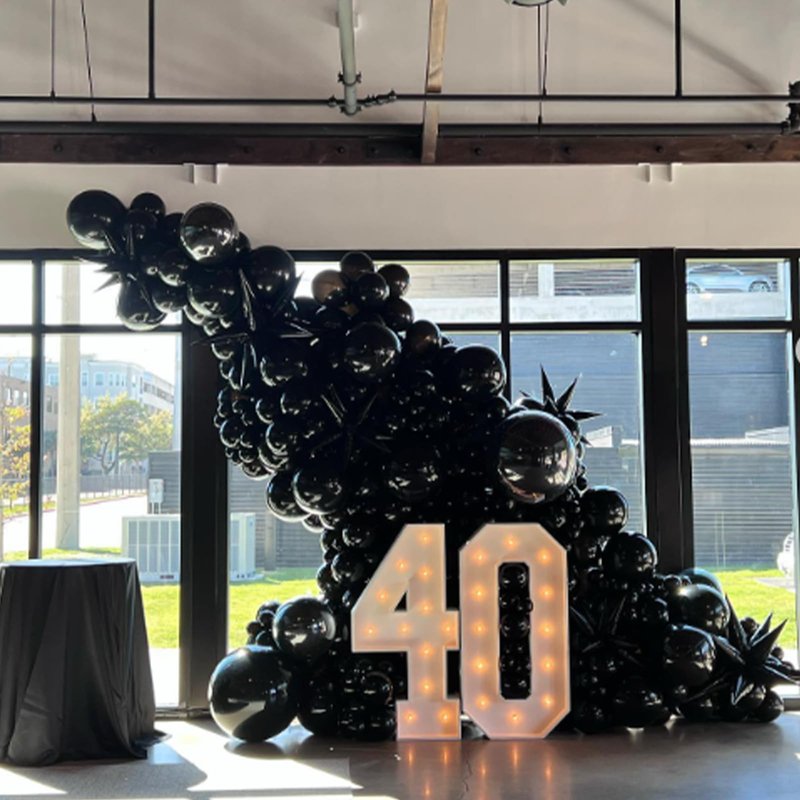 Awenztech Black Balloons 12 inch, Black Latex Balloons 50pcs Party Balloons for Graduation Halloween Birthday Party Decorations